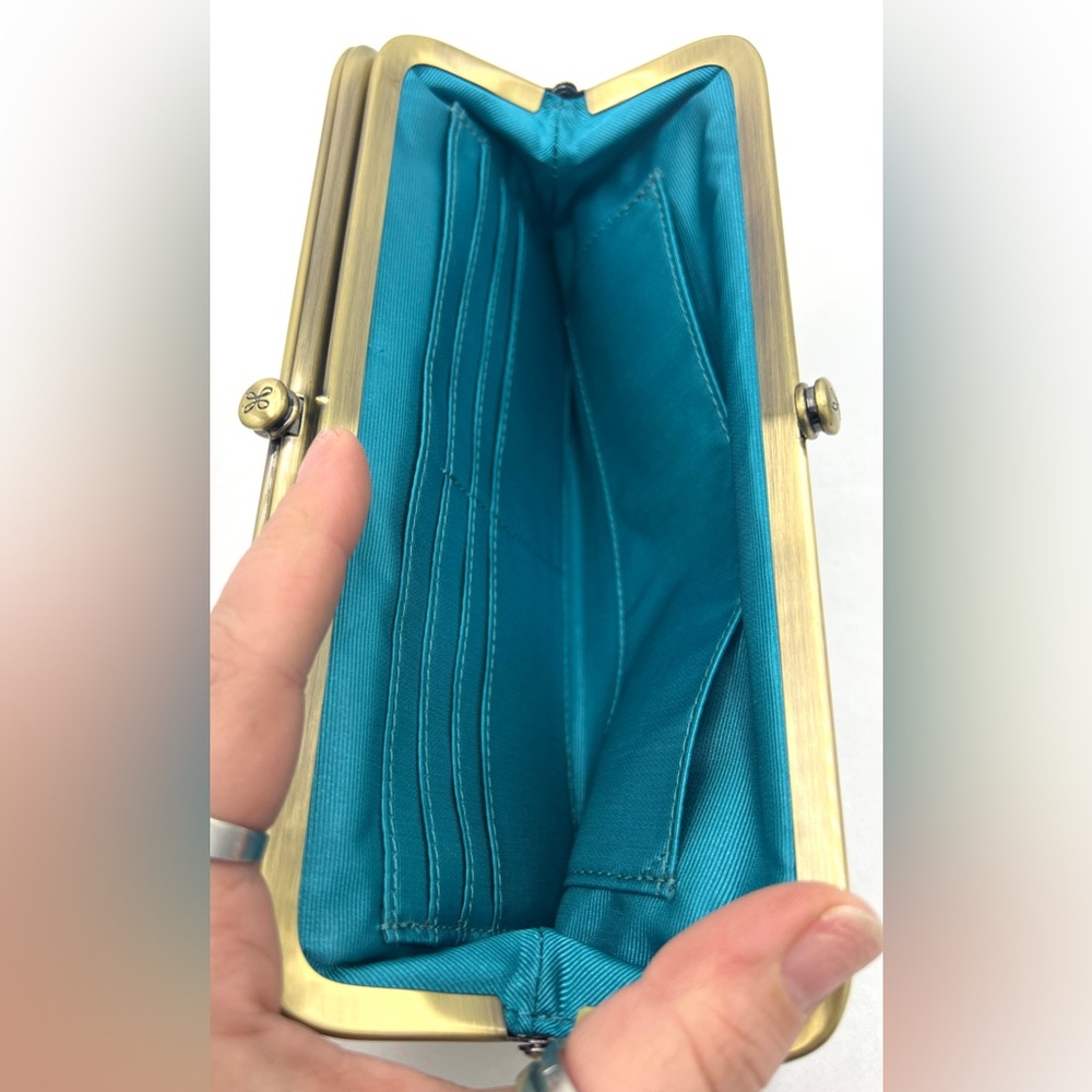 HOBO Blue and Green Wallet - Picture 13 of 13